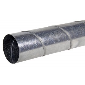 Metro conducto helicoidal Ø750mm galvanizado MERCATUB Hembra-Hembra