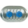Trampilla acceso e inspección curva conducto circular TAC-40/30 400x300mm Ø560mm