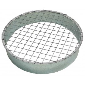 Tapa accesorio con malla Ø355mm galvanizada MERCATUB Hembra