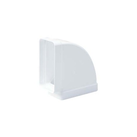 Codo plano 90º 60x120mm PVC BLANCO