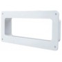 Remate a pared 75x150mm PVC BLANCO