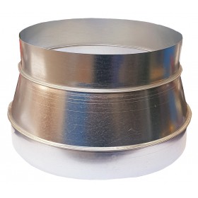 Reducción conducto helicoidal de Ø750mm a Ø450mm galvanizado MERCATUB Macho-Macho