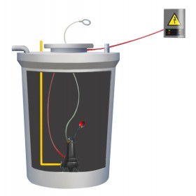 Pozo bombeo aguas sucias PRFV 300L
