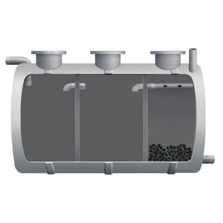 Comprar Fosa Septica+Filtro 15000 Lts.50 Usuarios CC10218 al Mejor Precio