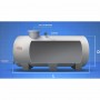 Comprar Cisterna Agua Potable 8000 Lts Horizontal Superficie CC10131 al Mejor Precio