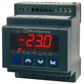 MICROPROCESADOR DIN RAIL IS-300R CON 2 SONDAS NTC