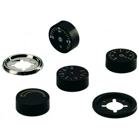 Embellecedor plastico negro  IMIT para termostato TR2