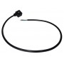 Conector electroválvula solenoide 28x28mm con cable 700mm