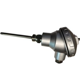 Sonda de inmersión cabezal DIN  SEI  PT100 .0 a 100ºC.ø8 X200mm