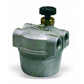 Filtro gasóleo cuerpo aluminio con grifo y retorno G.ANELLO 70351 3/8" 0.1mm