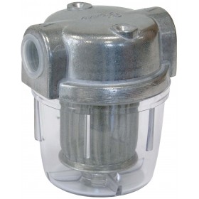 Filtro gasóleo con cuerpo de plástico YORK-OIL 1/2" 0.1mm