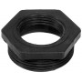 Racor reducción plástico con valona 1-1/2" Macho x 1" Hembra