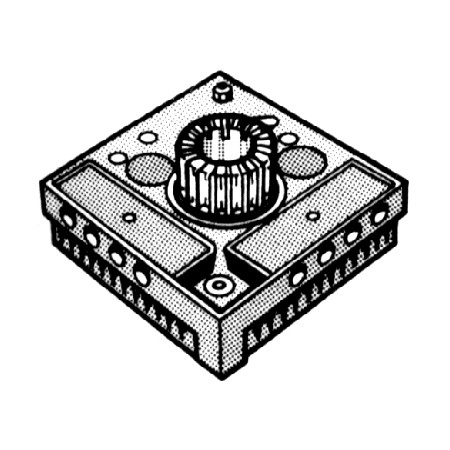 Adaptador zócalo centralita quemador SIEMENS KF8819