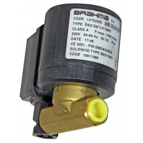 Electroválvula solenoide gas BRAHMA E6G SR8 1/2" GMO 230VAC