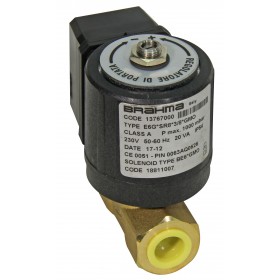 Electroválvula solenoide gas BRAHMA E6G SR8 3/8" GMO 230VAC