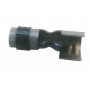 Conector pipeta recto para electrodo quemador Ø6.35mm