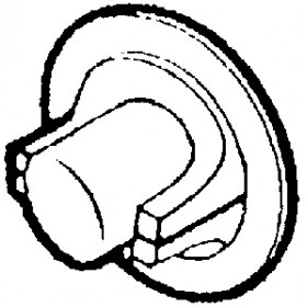 Acoplamiento bomba quemador CHAPE Ø10x8mm 14mm