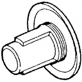 Acoplamiento bomba quemador KLOCKNER KL20 Ø10x8mm 90mm