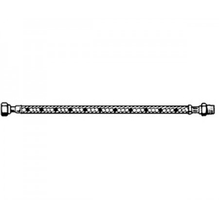 Latiguillo flexible gasóleo recto 1/4" Macho x 3/8" Hembra 300mm