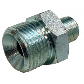 Racor nipple gasóleo recto 3/8" Macho cónico - 1/8" Macho gas