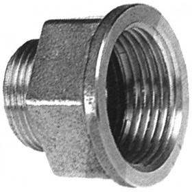 Racor nipple gasóleo recto 1/4" Macho - 3/8" Hembra