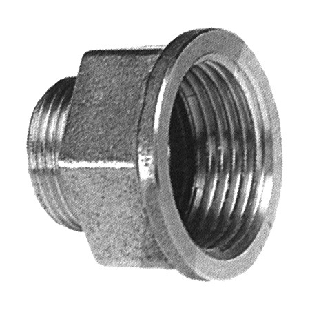 Racor nipple gasóleo recto 1/4" Macho - 3/8" Hembra