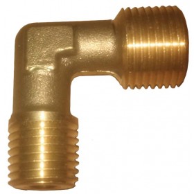 Kit 2 uds Codo 3/8" Macho cónico - 3/8" Macho gas