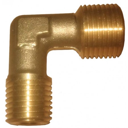 Kit 2 uds Codo 3/8" Macho cónico - 3/8" Macho gas