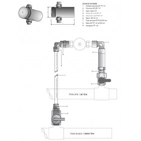 Comprar Kit Montaje Una Sola Cabeza Modelo Mck1Aw HU08031 al Mejor Precio