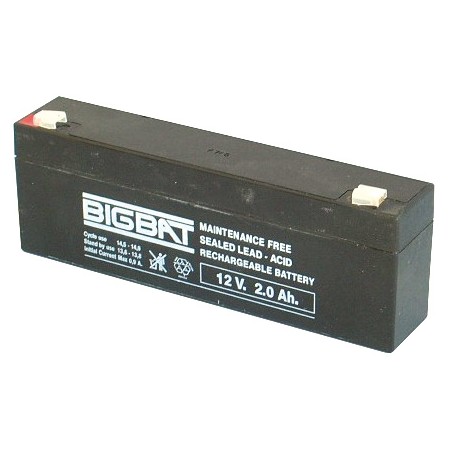 Juego baterías 24V/7A (2x12V) BT-2406 para centrales detección incendios y monóxido superiores 2 zonas