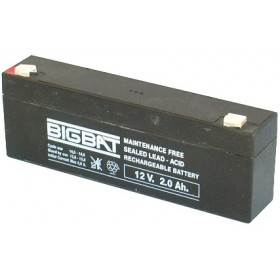 Juego baterías 24V/2A (2x12V) BT-2402 para centrales detección incendios y monóxido 1 y 2 zonas