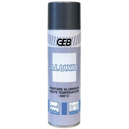 Aerosol 650ml Pintura aluminio brillante para alta temperatura ALUXIL