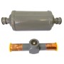 FILTRO DESHIDRATADOR + VISOR DE LIQUIDO 7/8 MONTADO EN CONDENSADORA GELPHA