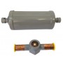 FILTRO DESHIDRATADOR + VISOR DE LIQUIDO 5/8 MONTADO EN CONDENSADORA GELPHA