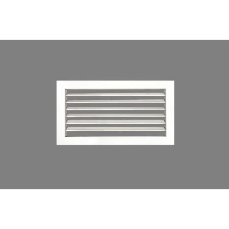 Reja de impulsión simple deflexión MADEL AMT-AN 200x200mm lacada blanco