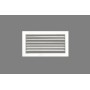Reja de impulsión simple deflexión MADEL AMT-AN 250x100mm lacada blanco