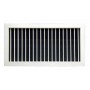 Reja de impulsión simple deflexión con  regulación MADEL BMT-AN+SP 450x350mm lacada blanco