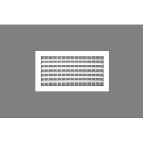 Reja de impulsión doble deflexión MADEL CTM-AN 1000x400mm lacada blanco