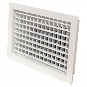 Reja de impulsion de doble deflexión con regulación MADEL CTM-AN+SP 800x450mm lacado blanco .