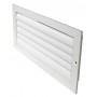 Reja de aleta curva para techo MADEL AMT-AC 300x200mm (T) fijacion tornillo visible lacada blanco
