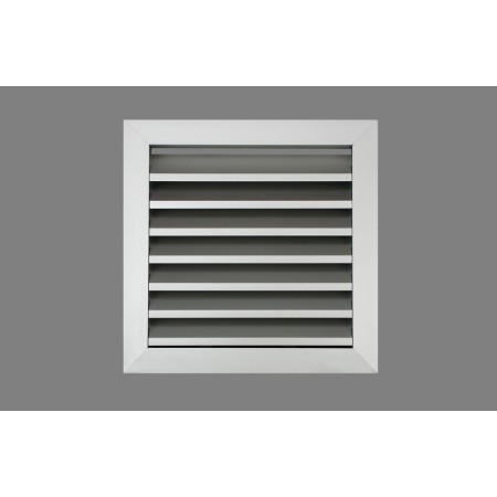 Reja retorno aletas fijas a 45º MADEL DMT-AR 700x300mm lacada blanco