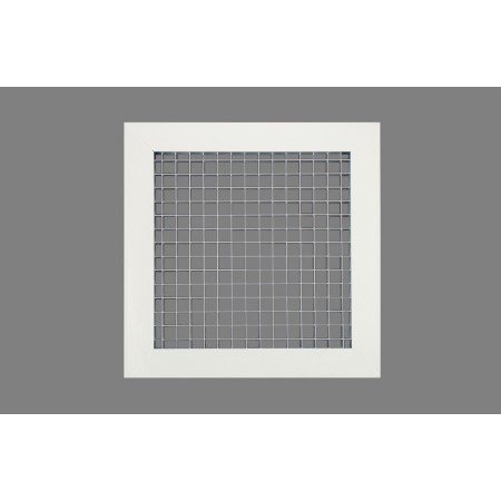 Reja retícula de 13x13mm MADEL RMT-A 250x100mm lacada blanco