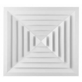 Difusor cuadrado 4 direcciones MADEL DBQ 150x150 lacado blanco