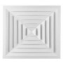 Difusor cuadrado 4 direcciones MADEL DBQ 150x150 lacado blanco