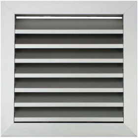 Reja de aire exterior y paso de aire 25mm MADEL DMT-X 800x700mm anodizado plata mate