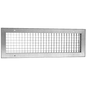 Reja retícula de 13x13mm MADEL RMT-A 500x100mm anodizado plata mate