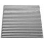 Reja retorno aleta fija 45 con filtro para sustituir una placa de falso techo MADEL DMT-MOD+PFT 595x595mm lacada blanco