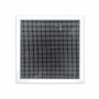 Reja reticula para sustituir una placa de falso techo MADEL RMT-MOD 595x595mm anodizada plata mate
