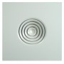 Difusor de conos fijos integrado en placa para techos modulares MADEL DCN-MOD/600 Ø160 lacado blanco