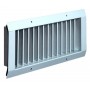 Reja de acero galvanizado para conducto circular de doble deflexión MADEL CMC 500x225mm lacada gris